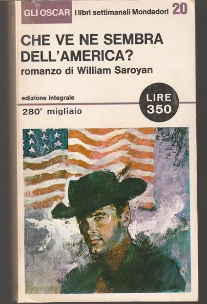 Che ve ne sembra dell'America? - William Saroyan - copertina