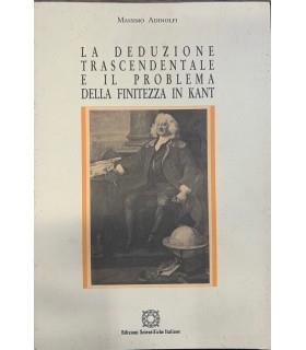 deduzione trascendentale e il problema della finitezza in Kant - Massimo Adinolfi - copertina