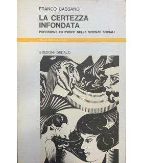 certezza infondata - Franco Cassano - copertina
