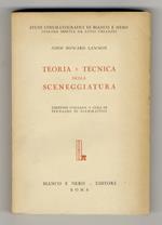 Teoria e tecnica della sceneggiatura. Edizione italiana a cura di Fernando Di Gianmatteo