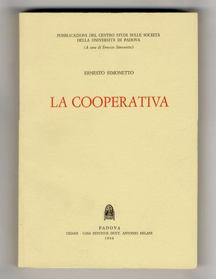 cooperativa - Ernesto Simonetto - copertina