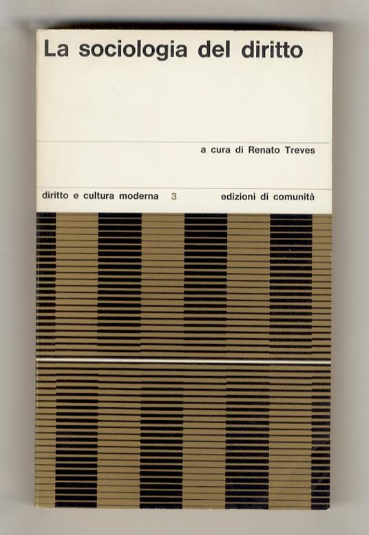 sociologia del diritto. Problemi e ricerche - copertina