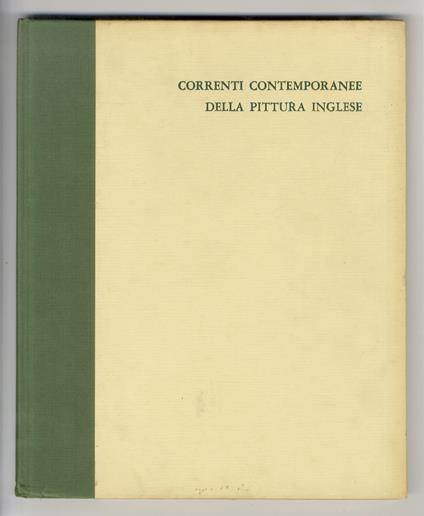 Correnti contemporanee della pittura inglese - Enrico Crispolti - copertina