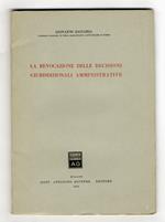 revocazione delle decisioni giurisdizionali amministrative