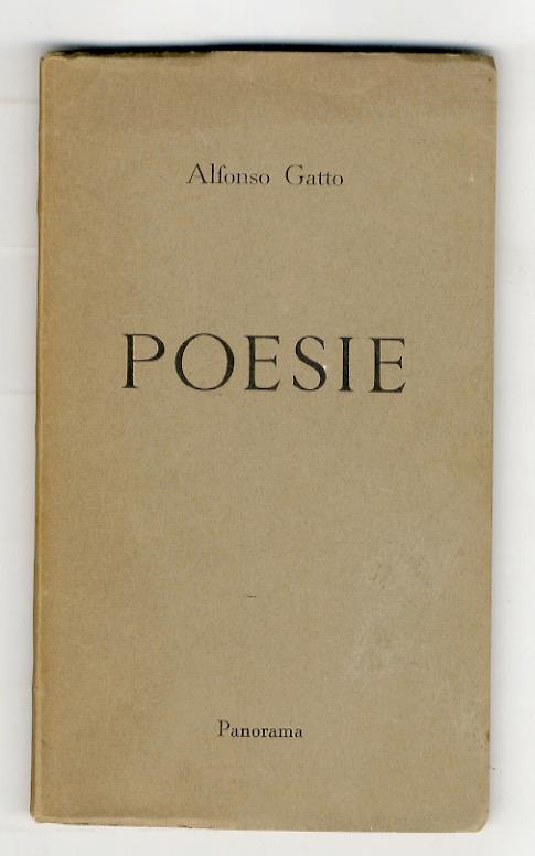 Poesie - Alfonso Gatto - copertina