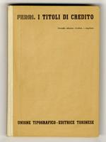 I titoli di credito. Seconda edizione riveduta e ampliata