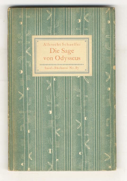 Die Sage von Odysseus. Neu Erzählt nach den ursprünglichen Motiven - copertina