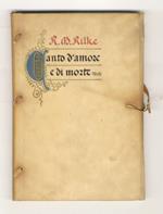 Canto d'Amore e di Morte del Cornet Christoph Rilke. Versione e prefazione di Giorgio Chiarelli