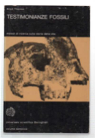 Testimonianze Fossili - Frich Thenius - copertina