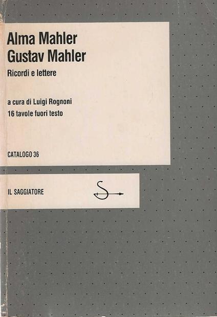 Ricordi e lettere - copertina