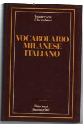 Vocabolario Milanese - Italiano - Francesco Cherubini - copertina