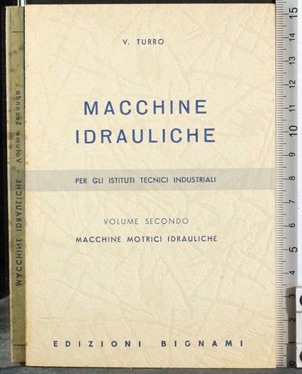 Macchine idrauliche. Vol 2 - copertina