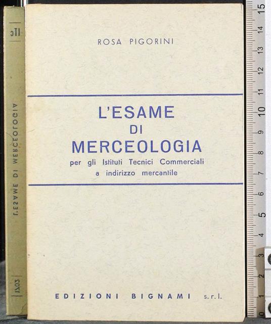 L' esame di merceologia - copertina