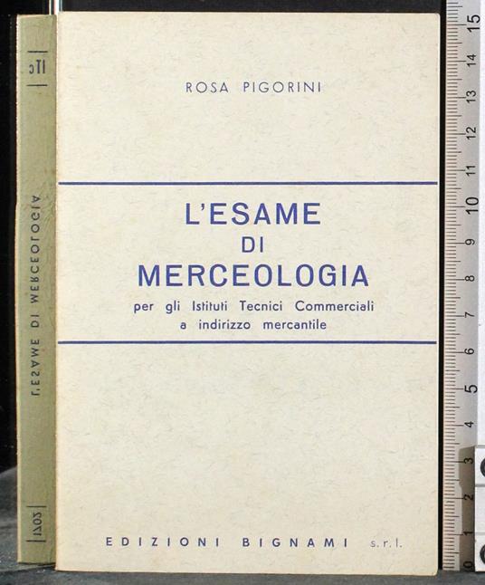 L' esame di merceologia - copertina