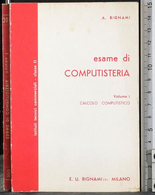 Esame di computisteria. Vol 1 - Bignami - copertina