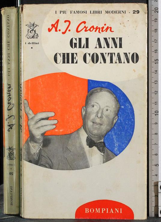 Gli anni che contano - A. Joseph Cronin - copertina