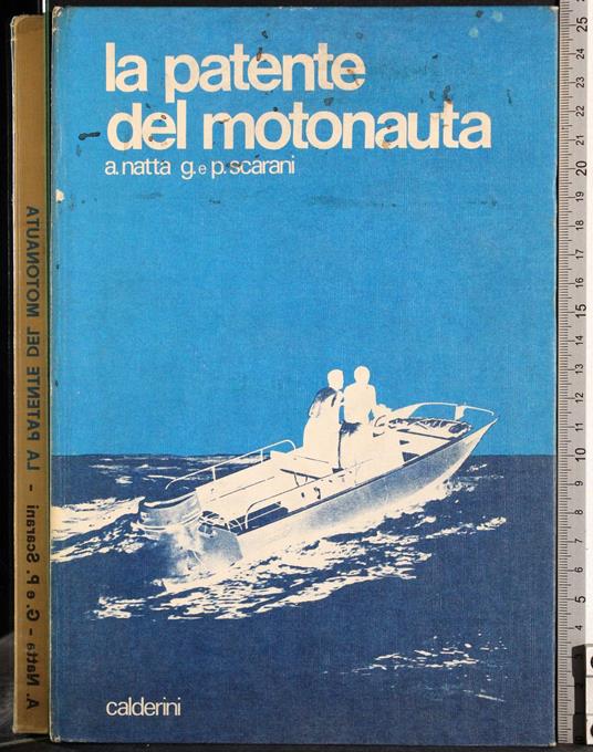 patente del motonauta - copertina