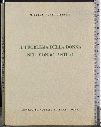 Il problema della donna nel mondo antico - copertina