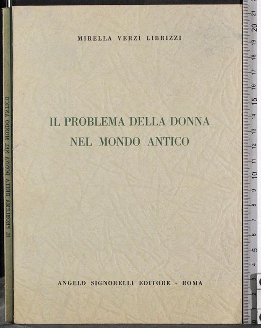 Il problema della donna nel mondo antico - copertina