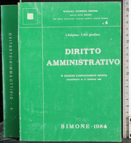Diritto Amministrativo - copertina