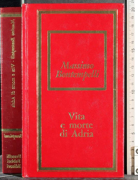 Vita e morte di Adria - Massimo Bontempelli - copertina