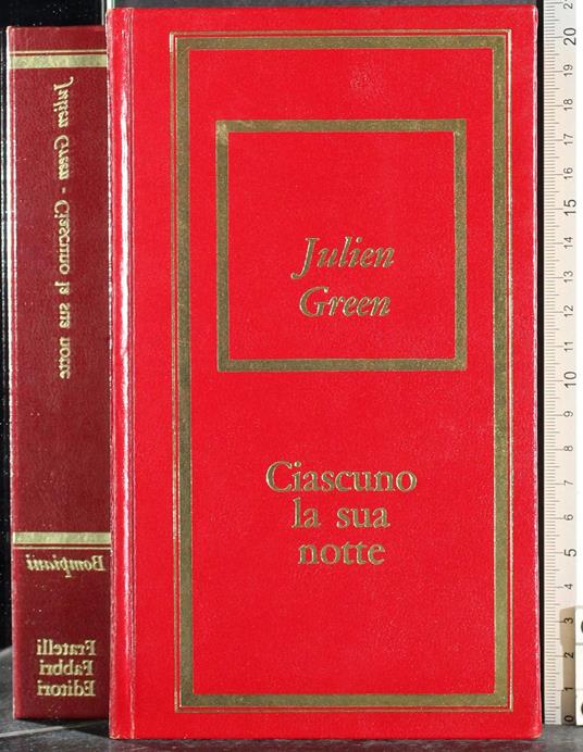 Ciascuno la sua notte - Julien Green - copertina