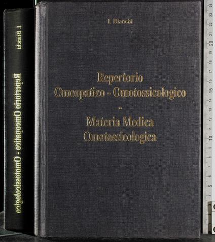 Repertorio Omeopatico-Omotossicologico Materia Medica - Bianchini - copertina