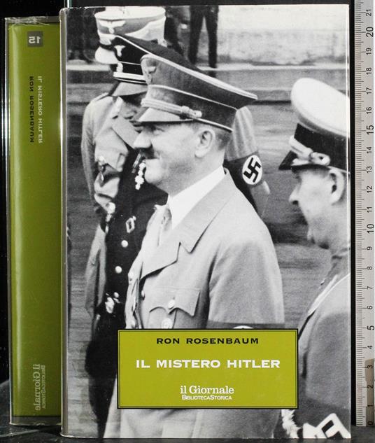 Il Mistero Hitler - Ron Rosenbaum - copertina