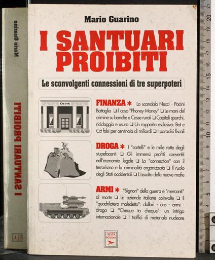 I santuari proibiti - Mario Guarino - copertina