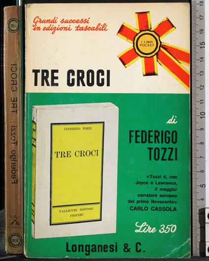 Tre croci - Federico Tozzi - copertina