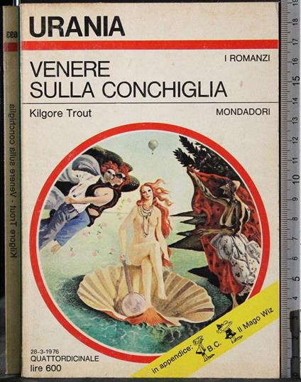 Venere sulla conchiglia - copertina