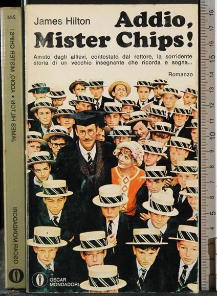 Addio, Mister Chips! - James Hilton - copertina