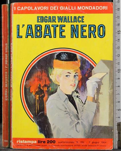 L' abate nero - Edgar Wallace - copertina