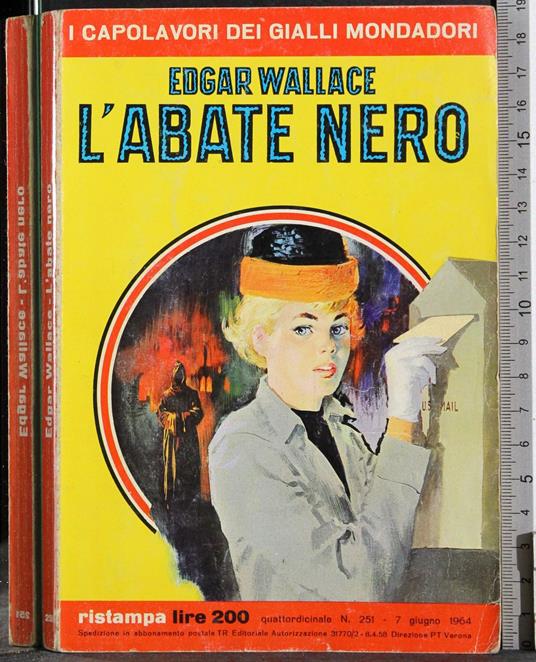 L' abate nero - Edgar Wallace - copertina