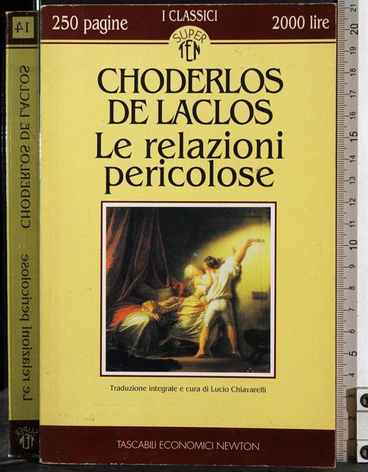 Le relazioni pericolose - Pierre Choderlos de Laclos - copertina