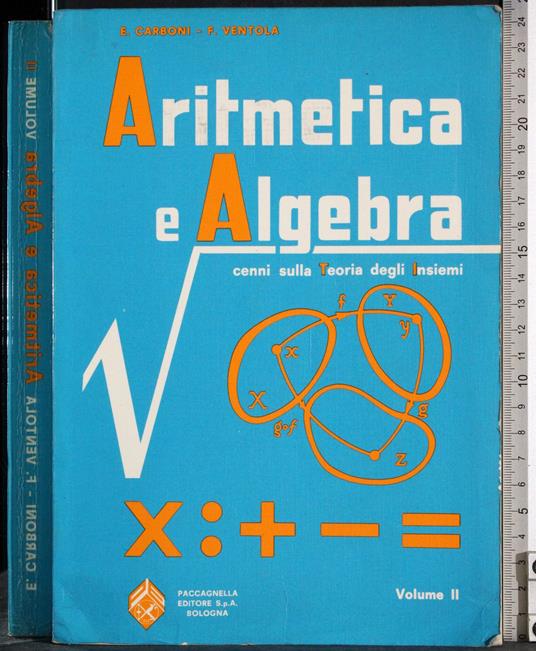 Aritmetica e Algebra. Vol 2 - copertina