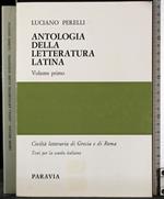 Antologia della letteratura latina vol 1