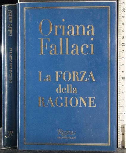 forza della ragione - Oriana Fallaci - copertina