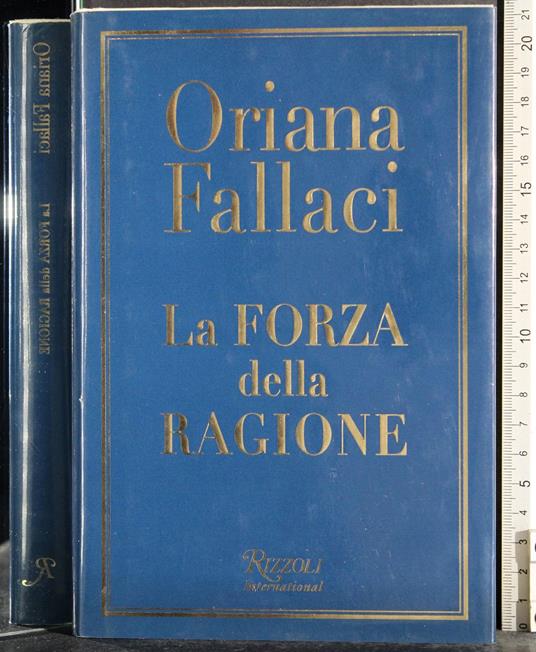 forza della ragione - Oriana Fallaci - copertina