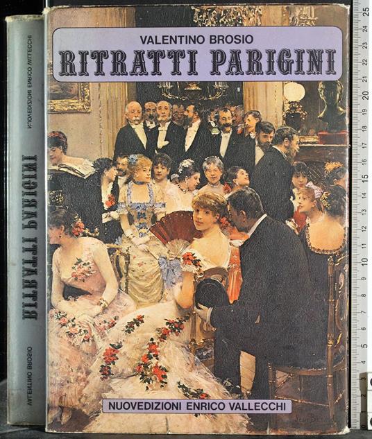 Ritratti Parigini - Valentino Brosio - copertina