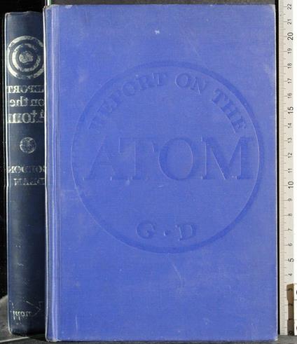 Report on the atom - Dan Gordon - copertina