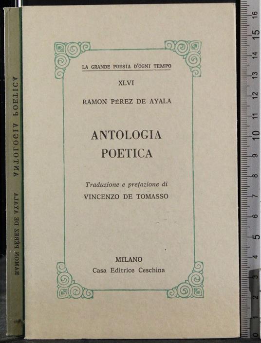 Antologia poetica - copertina