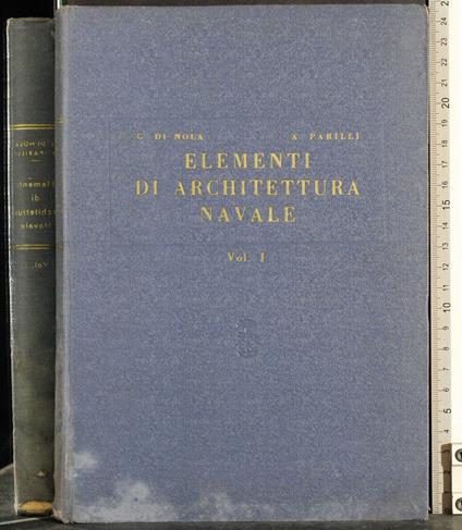 Elementi di architettura navale. Vol 1 - copertina