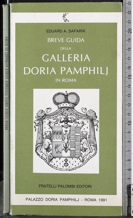 Breve guida della galleria Doria Pamphilj in Roma - copertina