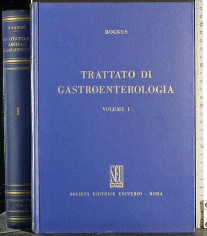 Trattato di Gastroenterologia. Vol 1 - copertina