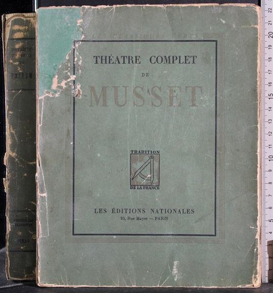Theatre complet de Musset - copertina
