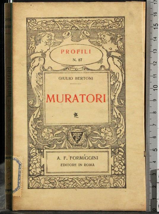 Muratori - Giulio Bertoni - copertina
