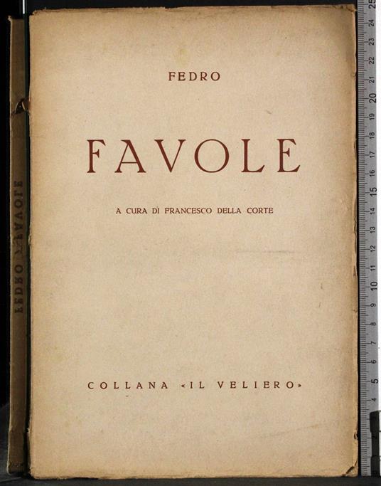 Favole - Fedro - copertina
