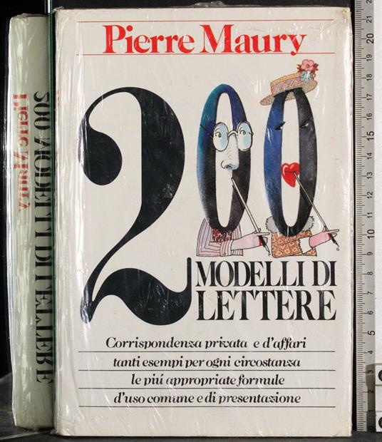 200 Modelli di lettere - Pierre Maury - copertina