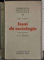 Essai de sociologie